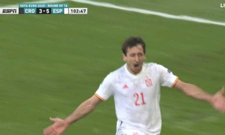 Oyarzabal shënon golin e 5-të për Spanjën