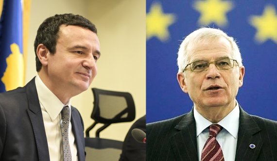  Josep Borell e falenderon Albin Kurtin për dhuratën që ky i fundit ia ka dërguar 