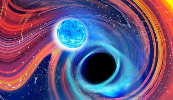  Vrimat e zeza përplasen me yjet neutrone dy herë brenda 10 ditëve 