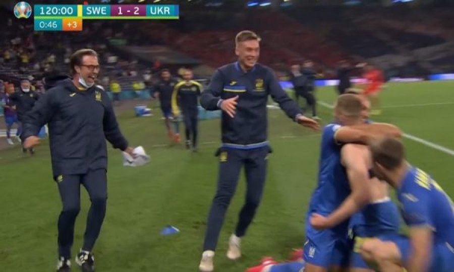 Ukraina fiton ndeshjen e çmendur dhe eliminon Suedinë me një gol në minutën e 121-të, shkruan historinë