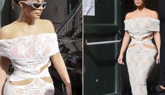 Kim Kardashian vizitoi Vatikanin me fustan transparent, veshja e saj nuk ishte e rastësishme