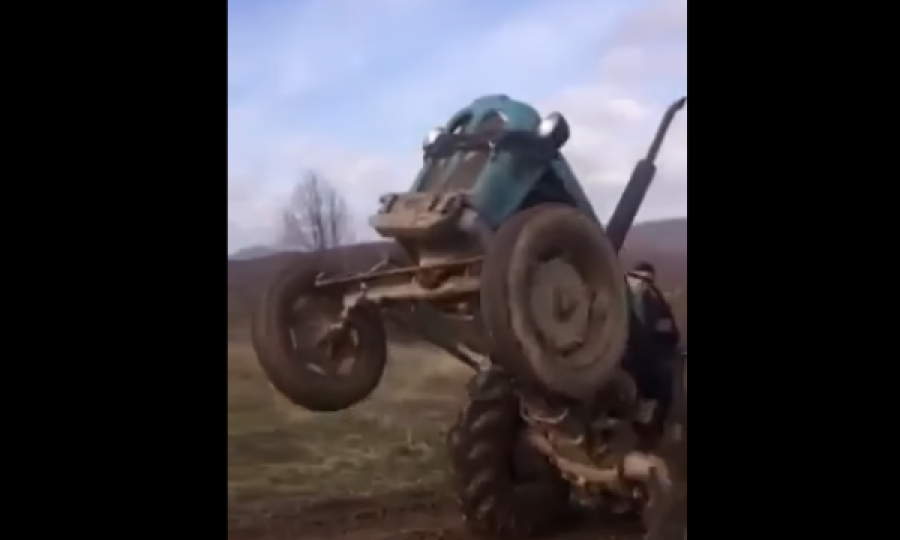 Shikoni çfarë i bënë traktorit bujku nga Kosova