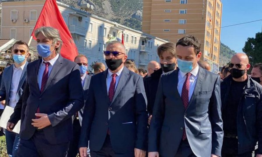 Shaip Kamberi me Albin Kurtin në Shqipëri: BE-ja i ka mbyllur sytë ndaj politikës anti-shqiptare të Vuçiqit