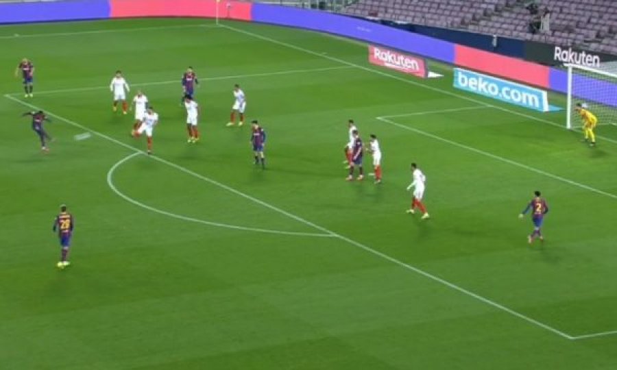 Dembele me gol të çmendur ndez ndeshjen në ‘Camp Nou’