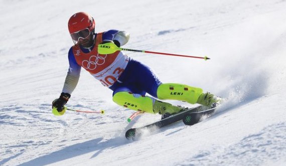 Kosovari Albin Tahiri fiton normën olimpike Pekin 2022, në disiplinën e sllallomit të madh