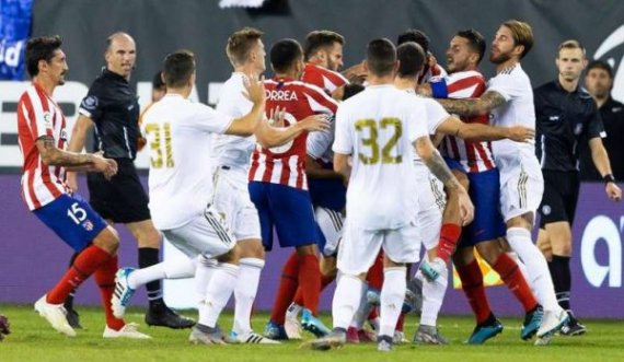 Atletico Madrid-Real Madrid, formacionet startuese