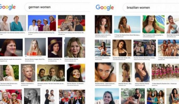 Hulumtimi i DW-së, stereotipet seksiste te Google