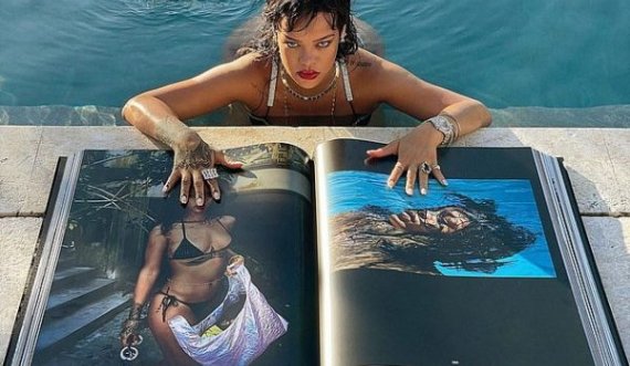Rihanna shfaqet plot stil rrugëve të Santa Monicas