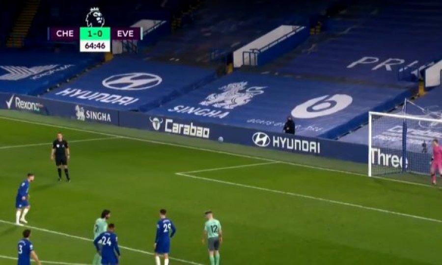 Chelsea shënon edhe golin e dytë ndaj Evertonit
