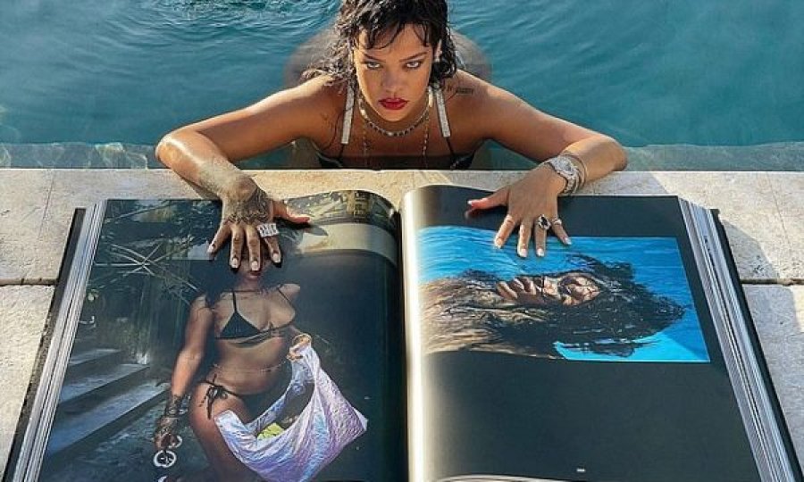 Rihanna shfaqet plot stil rrugëve të Santa Monicas