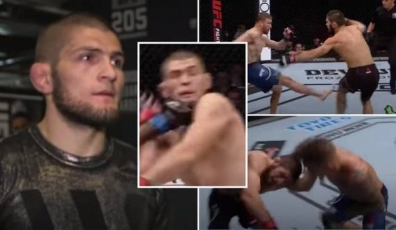 Khabib ishte vetëm tre herë në situatë të palakmueshme gjatë karrierës së tij në UFC