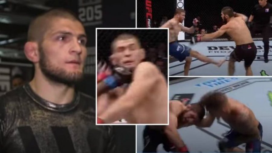 Khabib ishte vetëm tre herë në situatë të palakmueshme gjatë karrierës së tij në UFC