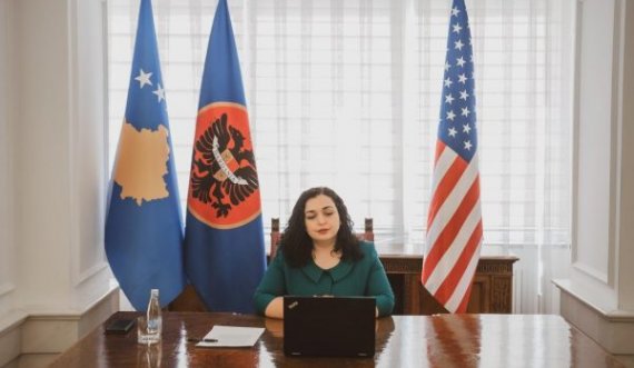 Vjosa Osmani flet me Palmerin për dialogun Kosovë-Serbi