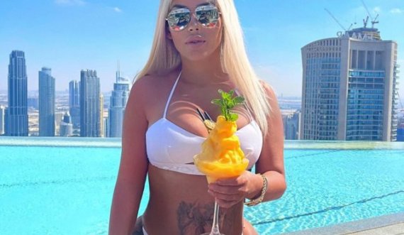 Fjolla Morina poston foto nga arratia, tregon linjat seksi nga Dubai