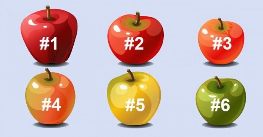 Test psikologjik: Zgjidhni një mollë dhe zbuloni një sekret për veten