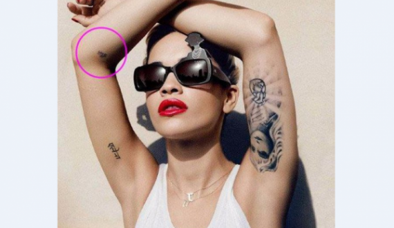  ‘Është në shqip’, Rita Ora tregon tatuazhin e saj të preferuar 