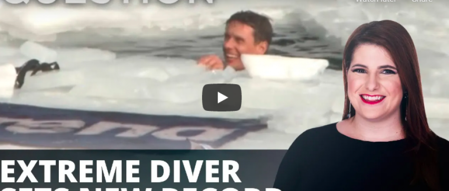 Zhytësi çek thyen rekordin Guinness për not nën akull