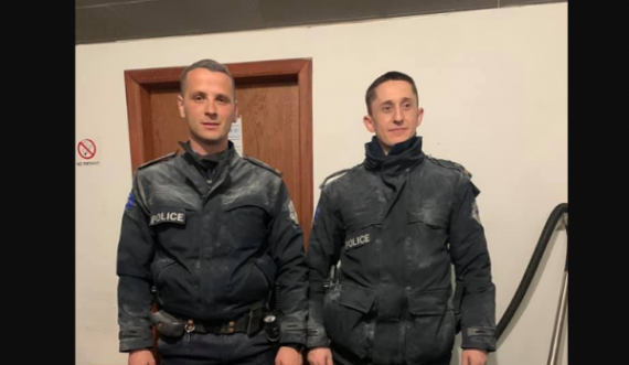 Këta janë dy policët që rrezikuan jetën për t’iu dalë në ndihmë banorëve në Fushë Kosovë 
