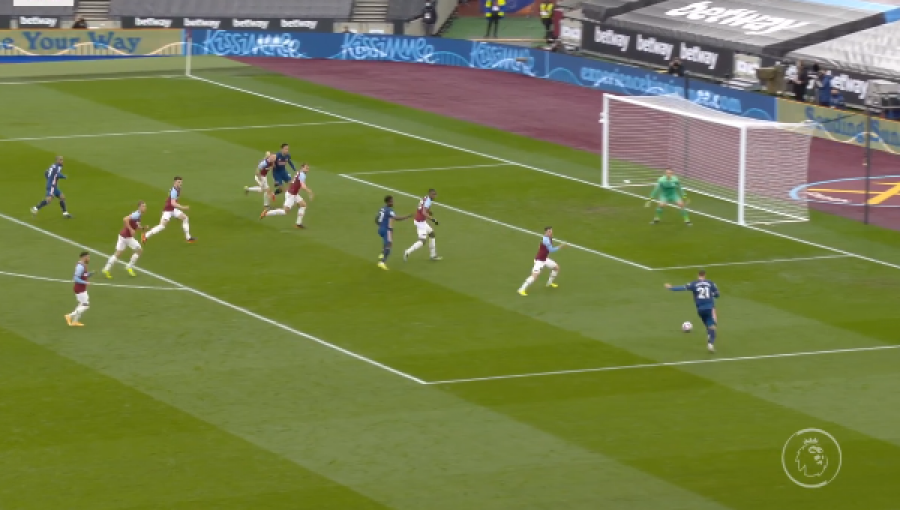 Arsenali kthehet në lojë kundër West Hamit, falë një super autogoli