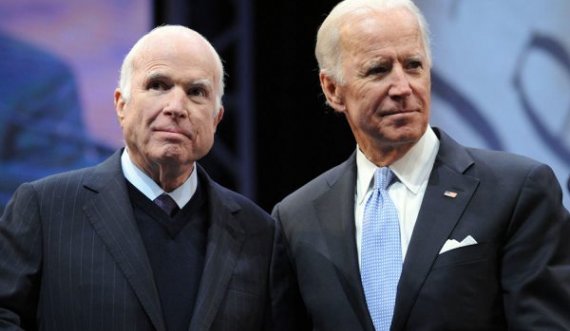  Rezoluta e Joe Biden dhe McCain në mbështetje të Clintonit për të shfrytëzuar gjitha kapacitetet ushtarake kundër Serbisë 