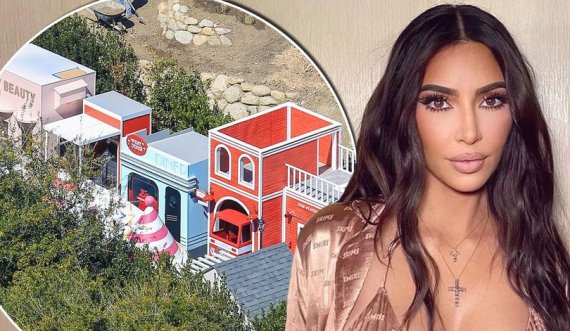 Kim Kardashian ndërton një qytet të vogël për fëmijët brenda oborrit të rezidencës së saj luksoze! (Foto)