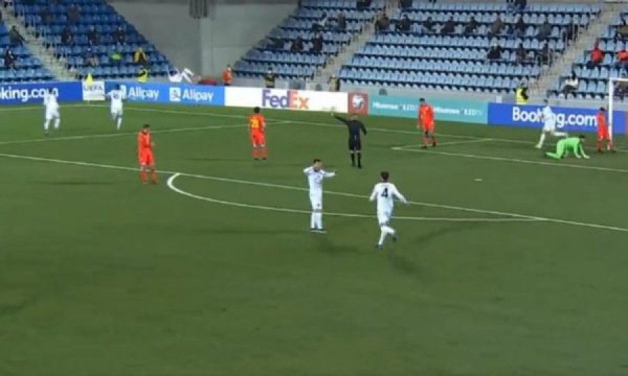 Lenjani me një supergol e kalon Shqipërinë në epërsi