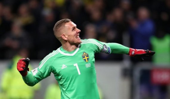 Suedia në probleme para ndeshjes me Kosovën, në pikëpyetje paraqitja e portierit të parë