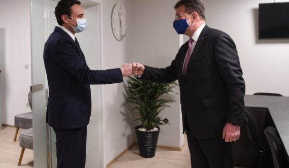 Lajçak letër Kurtit: Mezi pres t’iu takoj në Bruksel, dialogu duhet të vazhdojë pa vonesa