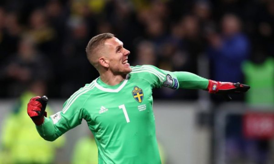 Suedia në probleme para ndeshjes me Kosovën, në pikëpyetje paraqitja e portierit të parë