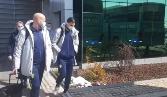 Zlatan Ibrahimovic arrin në Prishtinë/PAMJE