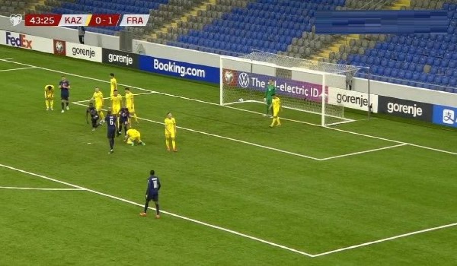 Çfarë autogoli ka shënuar mbrojtësi i Kazakistanit në ndeshjen ndaj Francës
