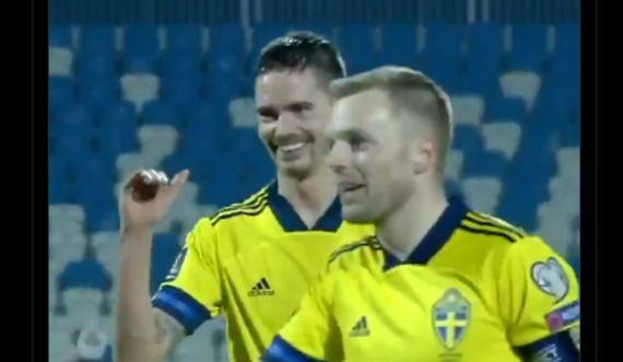 “Mirupafshim” – lojtarët e Suedisë u tallën me Berishën, pasi kosovari u përjashtua me të kuq