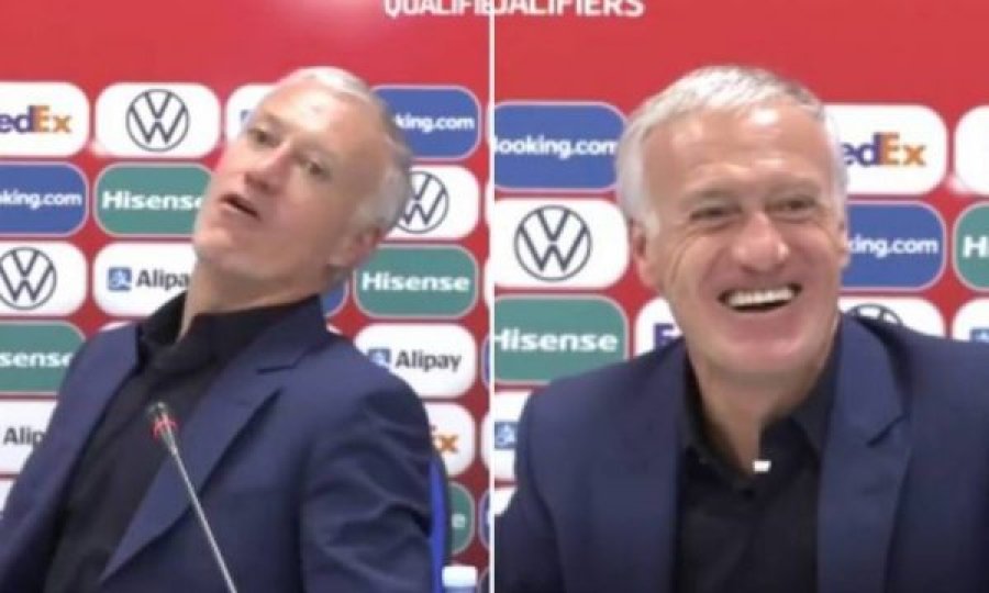 Reagimi i Deschamps kur gazetari nga Kazakistani e pyet për Benzeman