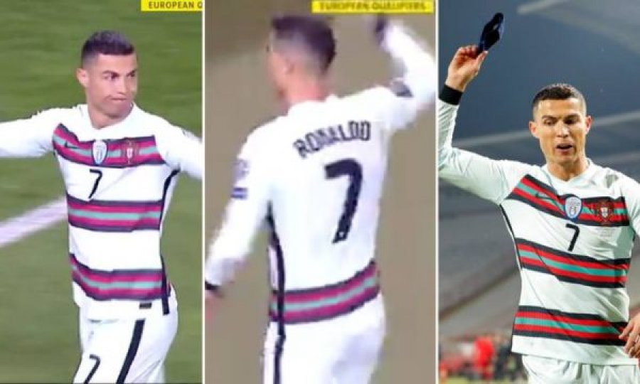 Trajneri i Portugalisë tregon nëse Ronaldos do t’i hiqet shiriti i kapitenit as asaj që bëri në Serbi