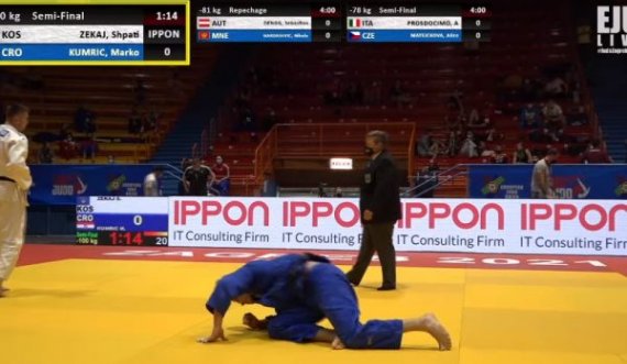 Fantastik Shpati Zekaj, kalon në finale të European Open