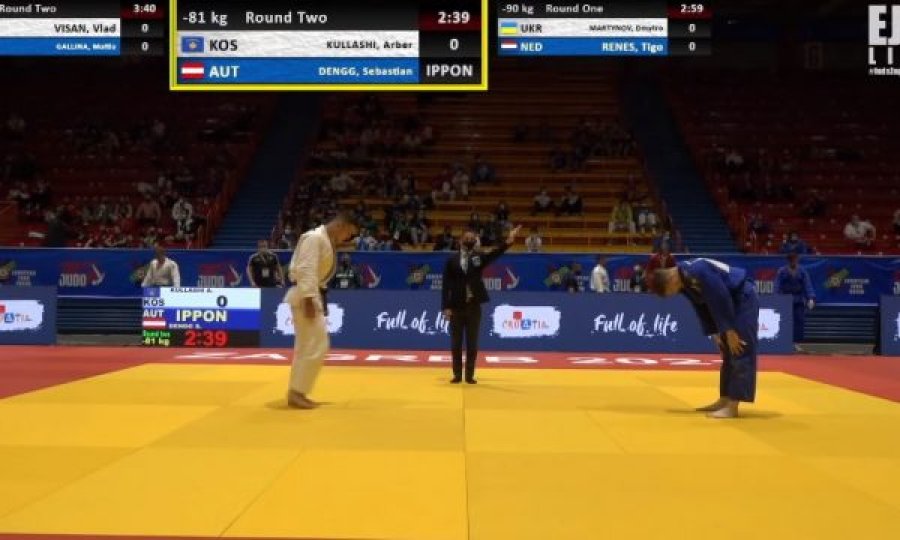 Zekaj kalon në çerekfinale të European Open