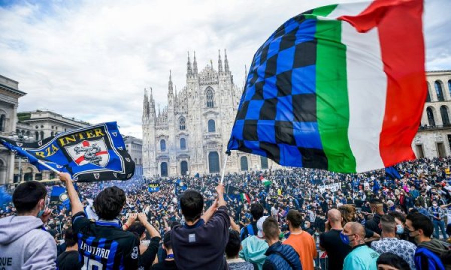 30 mijë tifozë të Interit i shkelin rregullat e COVID-19 për ta festuar titullin në Serie A