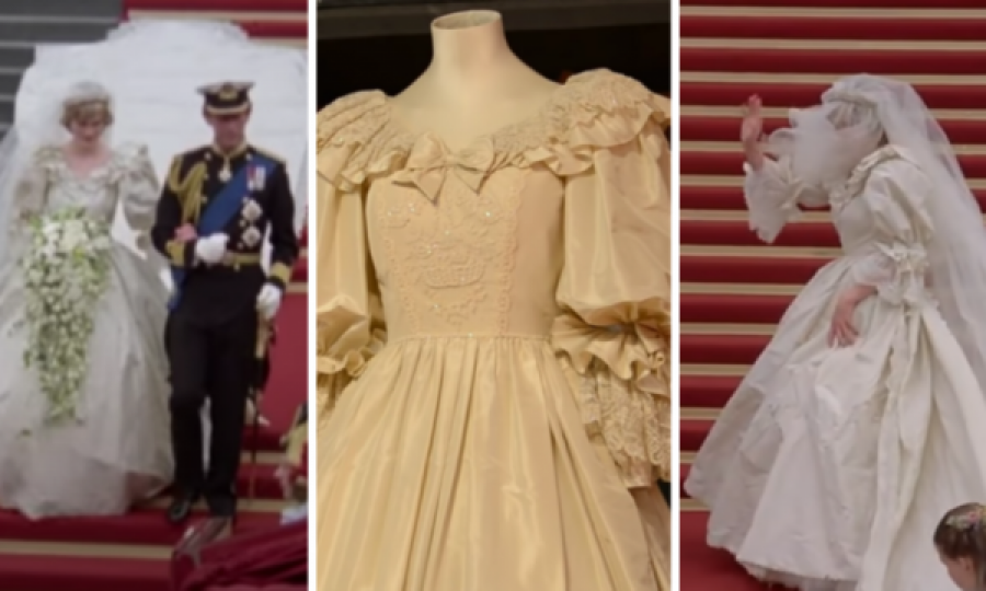  Fustani i nusërisë i princeshës Diana në ekspozitë pas 25 vitesh 