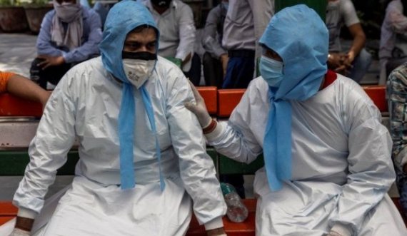 “46% e rasteve të reja me koronavirus në botë janë regjistruar në Indi”