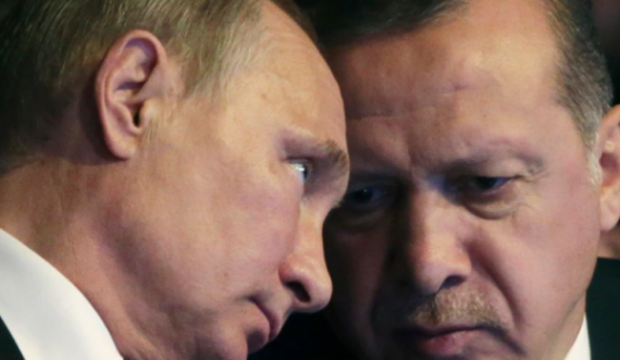 Erdogan dhe Putin diskutojnë për situatën në Lindjen e Mesme