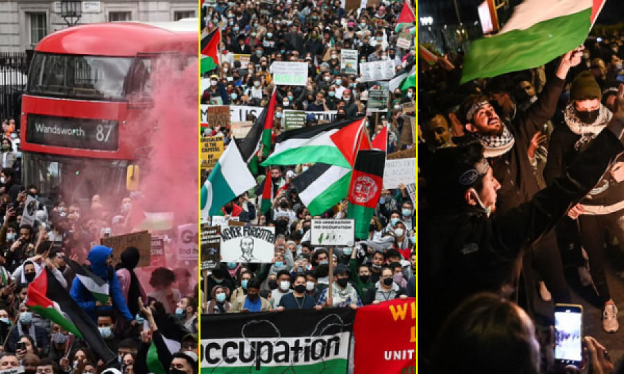 Protesta në përkrahje të palestinezëve mbahen në Londër, Berlin, Madrid…
