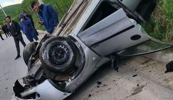 Aksident trafiku në Bërnicë të Prishtinës, ka edhe të lënduar 