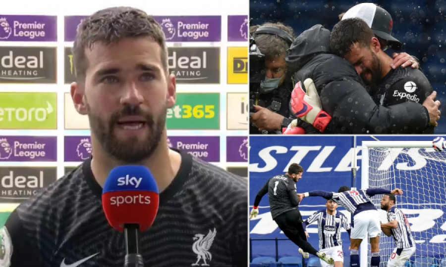 Alisson ia kushton babait të ndjerë golin e triumfit të Liverpoolit