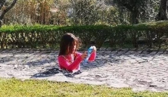 Fotoja e “vajzës së zhytur në çimento” bëhet virale 