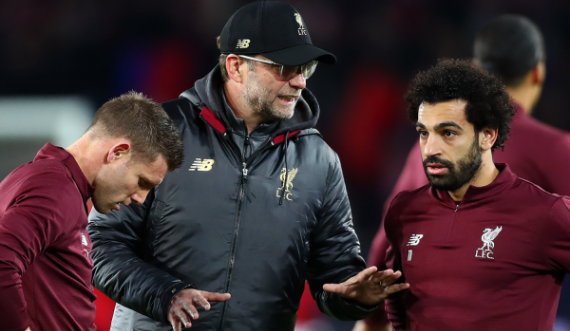 Klopp: Top katërshja do të ishte arritje shumë e madhe historike për Liverpoolin