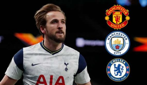 E kërkoi largimin nga Tottenhami, Kane zgjedh mes Man City, United dhe Chelsea