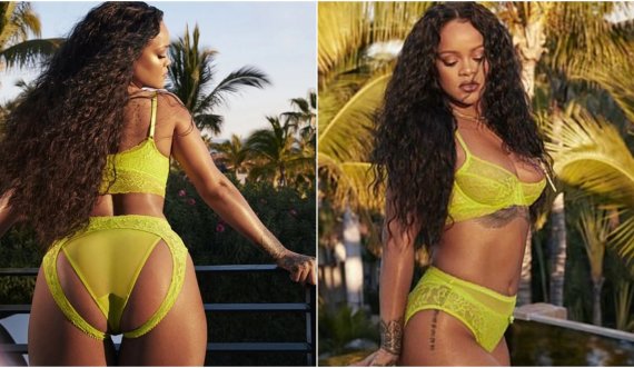 Rihanna vë në pah muskujt e tonifikuar të barkut teksa fotografohet duke darkuar me…
