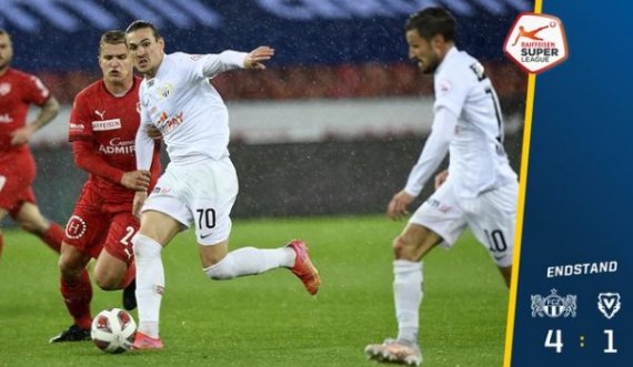 Kololli, gol dhe asist në fitoren e Zurichut që e lë në Superligë