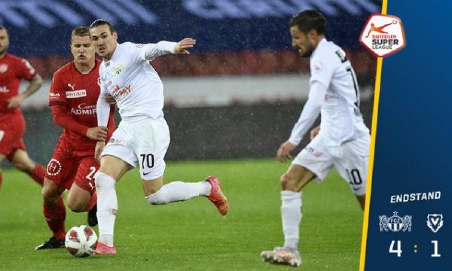 Kololli, gol dhe asist në fitoren e Zurichut që e lë në Superligë