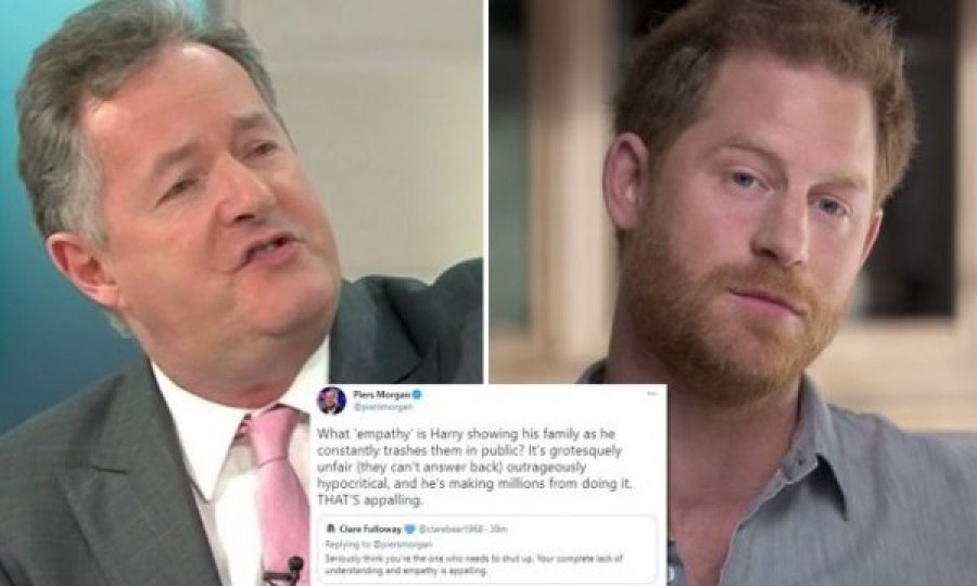  Piers Morgan: Princi Harry po bën milionat duke hedhur baltë mbi familjen mbretërore 